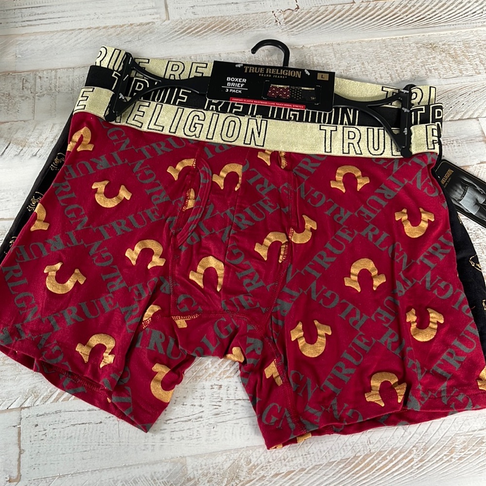True Religion MODAL LARGE Luxe Touch Modal Stretch Boxer Briefs